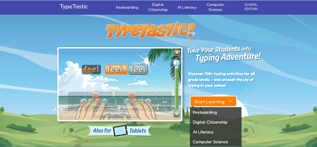 New with TypeTastic.com